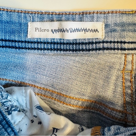 Anthropologie Pilcro and the Letterpress Hyphen Distressed Denim Shorts Size 29 - Picture 7 of 8